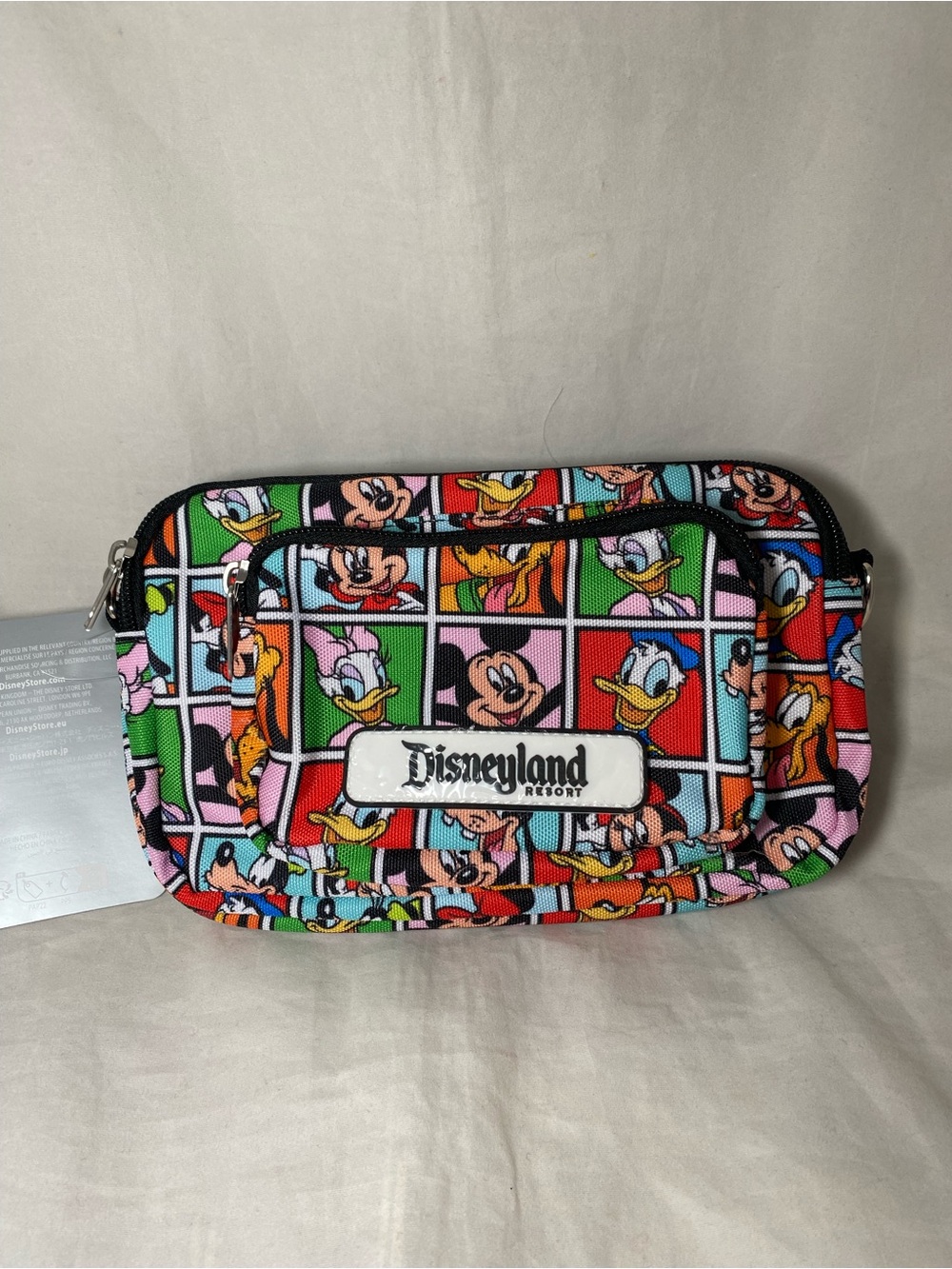 Disneyland Resort Crossbody Waist Bag Fanny Pack Mickey and Friends Adjustable